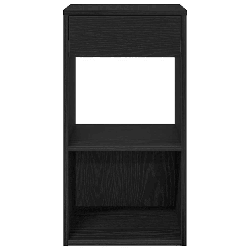 Mesa De Cabeceira - Mesinha De Cabeceira com gaveta 35x34x66,5 cm carvalho castanho