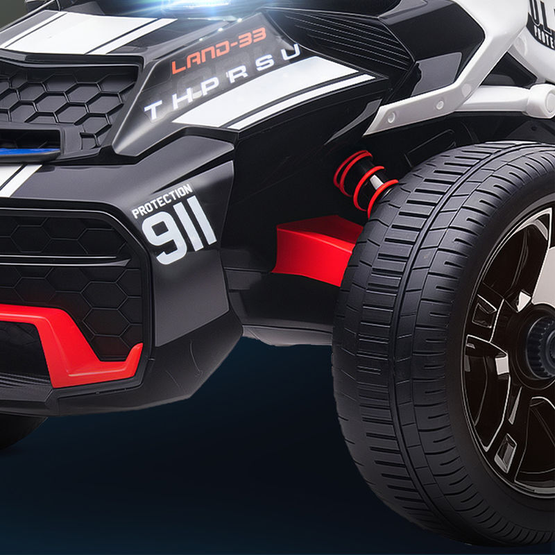 Quad Eléctrico Infantil AIYAPLAY 12V – 2 Motores, Velocidad 3-5 Km/h, 3 Ruedas, Suspensión Y Luces, Para Niños De 3 A 8 Años