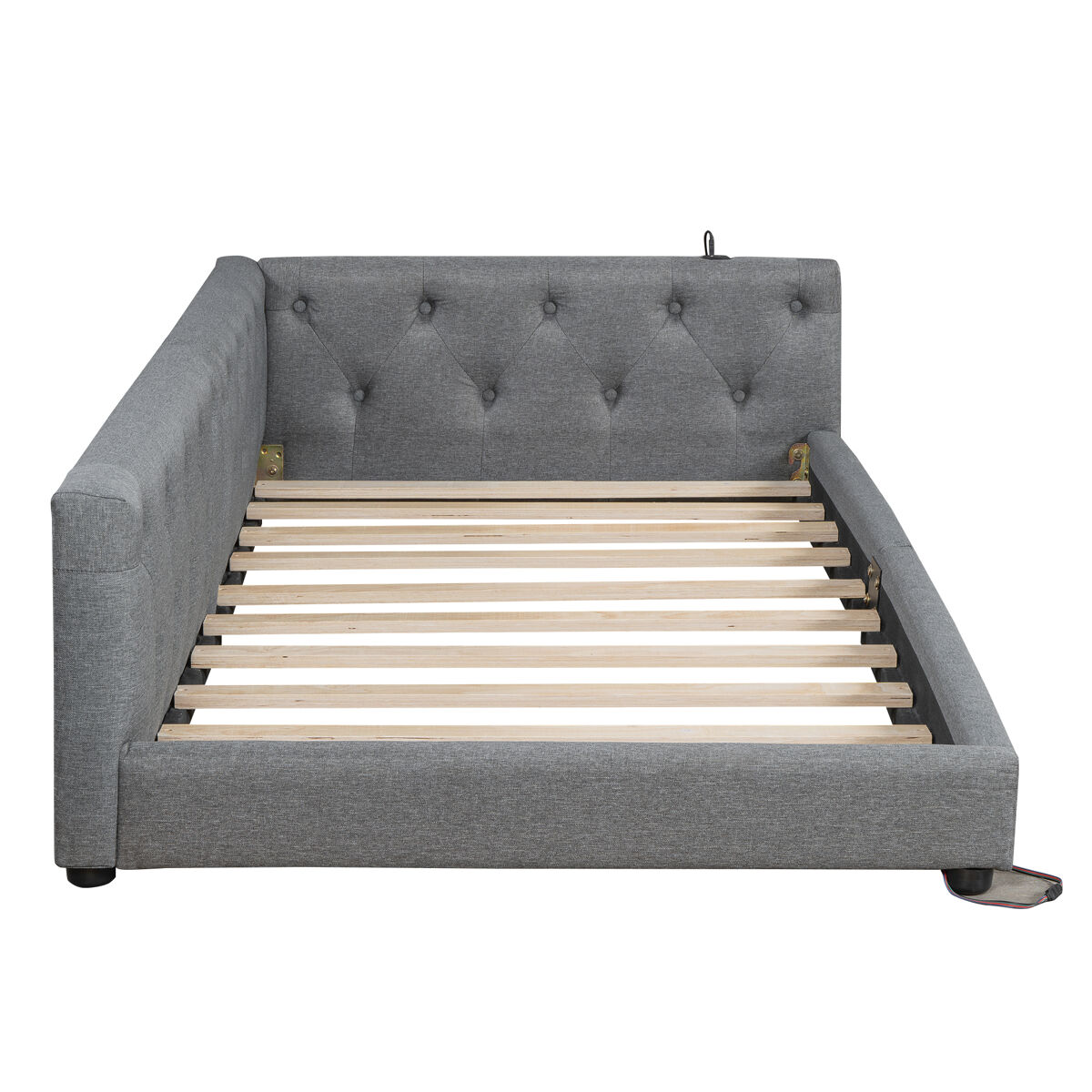 Camas individuales 103x213 Gris