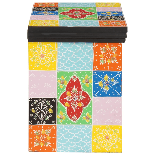 Mesa De Cabeceira - Mesinha De Cabeceira com gaveta Multicolor 40 x 30 x 40 cm