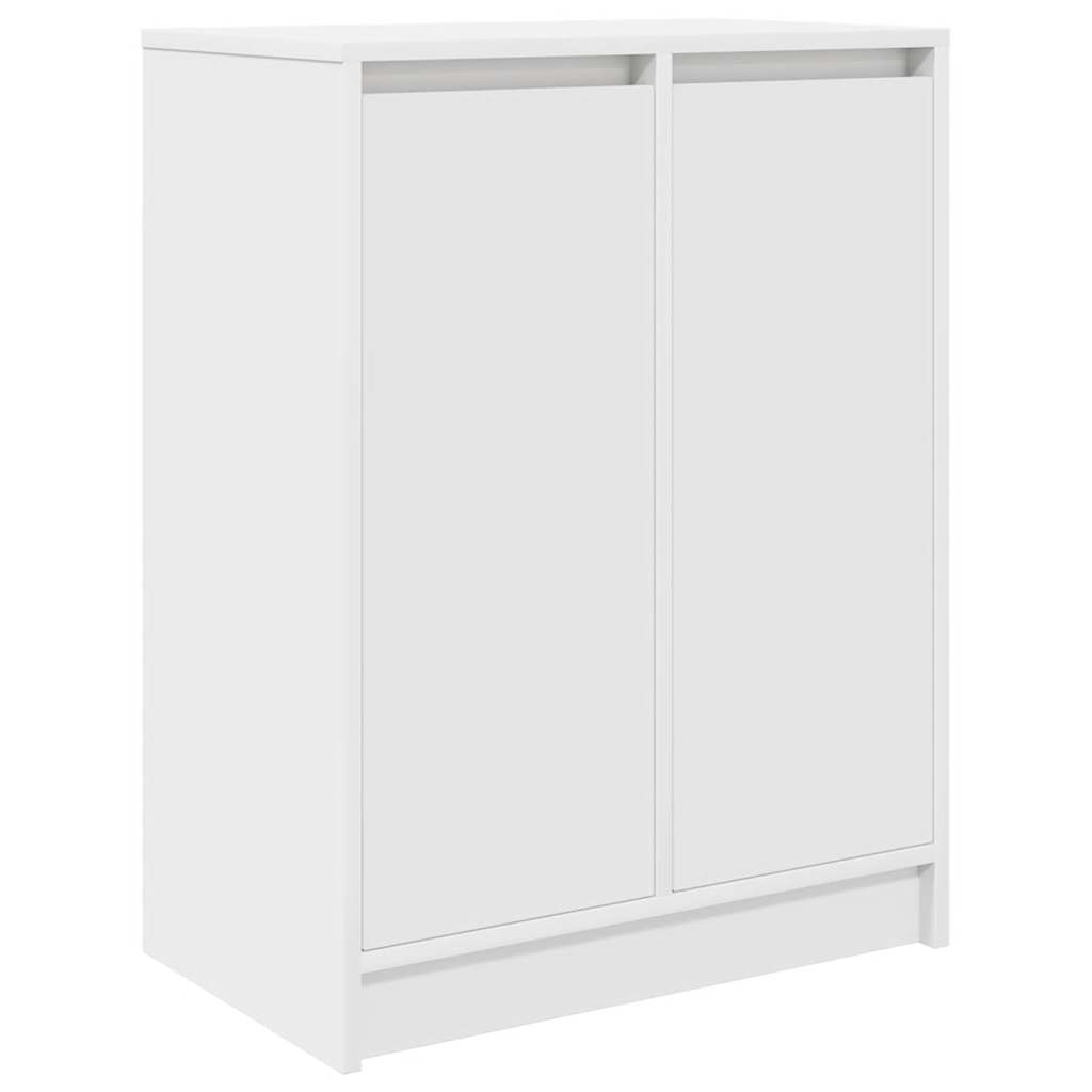 Vidaxl zapatero blanco 57x34x76 cm madera de ingeniería