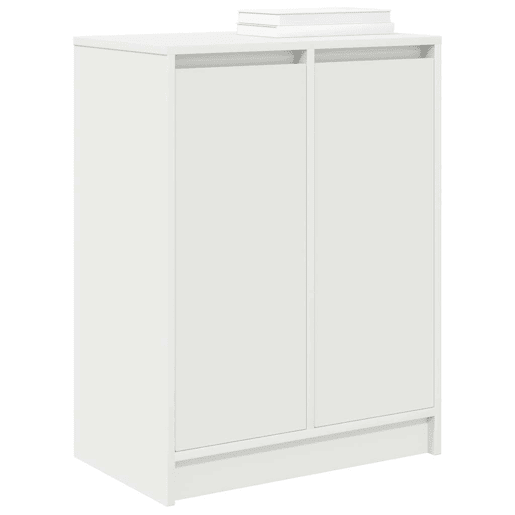 vidaXL Sapateira 57x34x76 cm derivados de madeira branco