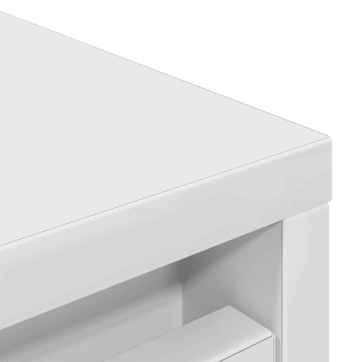 vidaXL Sapateira 57x34x76 cm derivados de madeira branco