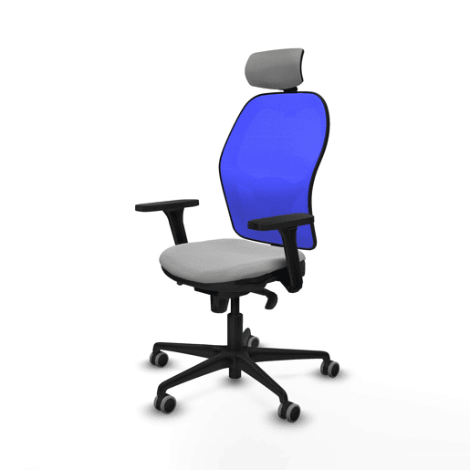Cadeira de Escritório Piqueras y Crespo 3D036G2 Cinzento claro