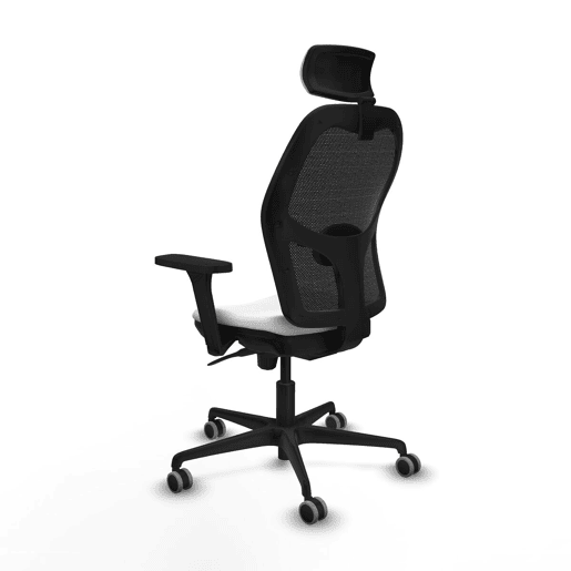 Cadeira de escritório com apoio para a cabeça Piqueras y Crespo 3D036G2 Branco