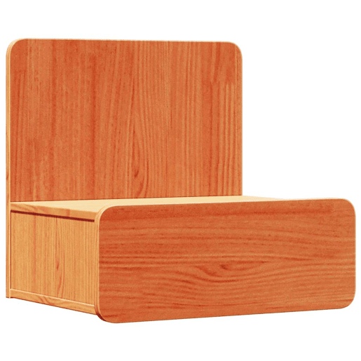 Lote de 2 Mesa De Cabeceira Mesinha De Cabeceira - Castanho-mel 44 x 32.5 x 40 cm