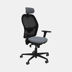 Cadeira de escritório com apoio para a cabeça Jorquera Piqueras y Crespo 3D036G2 Cinzento