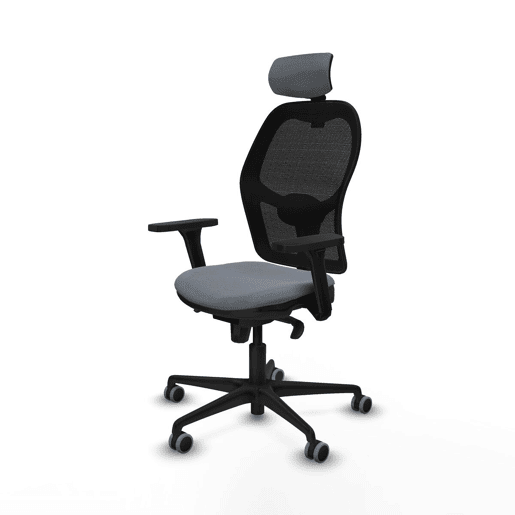 Cadeira de escritório com apoio para a cabeça Jorquera Piqueras y Crespo 3D036G2 Cinzento Cadeira de escritório com apoio para a cabeça Jorquera Piqueras y Crespo 3D036G2 Cinzento