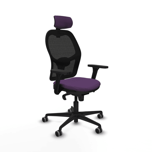 Cadeira de escritório com apoio para a cabeça Jorquera Piqueras y Crespo 3D036G2 Roxo Cadeira de escritório com apoio para a cabeça Jorquera Piqueras y Crespo 3D036G2 Roxo