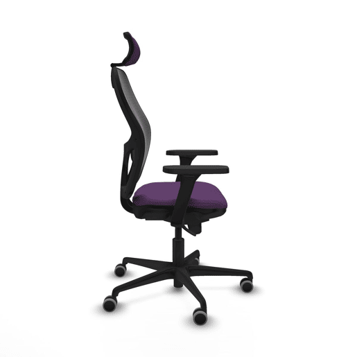 Cadeira de escritório com apoio para a cabeça Jorquera Piqueras y Crespo 3D036G2 Roxo Cadeira de escritório com apoio para a cabeça Jorquera Piqueras y Crespo 3D036G2 Roxo