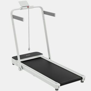 SPORTNOW Passadeira Dobrável 7% Inclinação, Caminhadora Elétrica 0-12 KMH, 2 em 1 para usar sob a Secretária, com Motor de 2.5HP, Ecrã LED, Controlo Remoto e Suporte Integrado, para Casa e Escritório