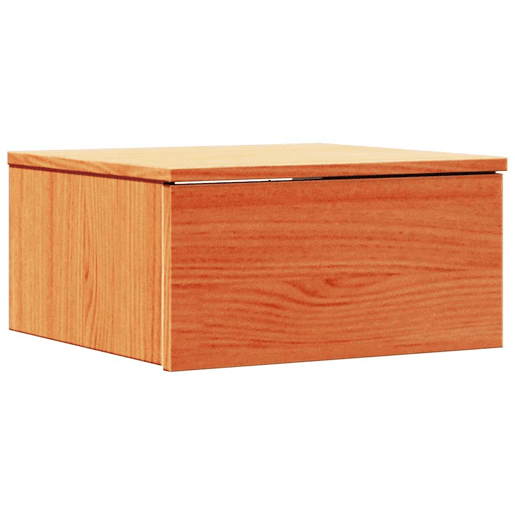 Lote de 2 Mesa De Cabeceira Mesinha De Cabeceira - Castanho-mel 37 x 35 x 18,5 cm