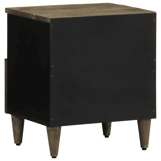 Mesa De Cabeceira - Mesinha De Cabeceira cinzento claro 40x33x46 cm Mesa De Cabeceira - Mesinha De Cabeceira cinzento claro 40x33x46 cm