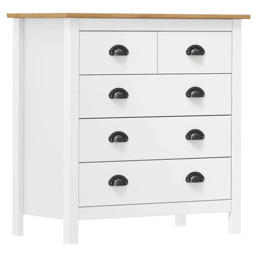 Mesa De Cabeceira Mesinha De Cabeceira - 79x40x80 cm madeira de pinho maciça branco