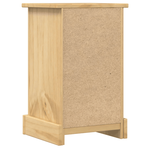 Mesa De Cabeceira - Mesinha De Cabeceira Corona 35x32,5x58 cm madeira de pinho maciça Mesa De Cabeceira - Mesinha De Cabeceira Corona 35x32,5x58 cm madeira de pinho maciça