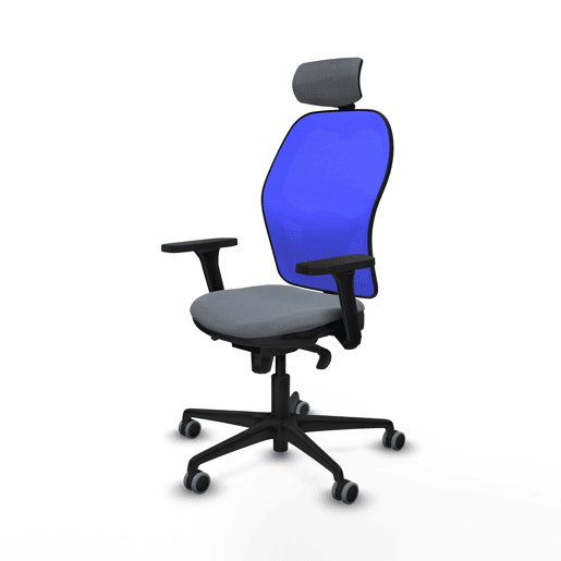 Cadeira de Escritório Piqueras y Crespo 3D036G2 Cinzento