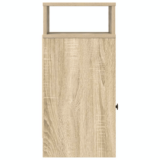Lote de 2 Mesa De Cabeceira - Mesinha De Cabeceira com gaveta 25x31x66 cm carvalho sonoma