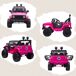 Coche Eléctrico Infantil PP, Metal HOMCOM Coche Eléctrico Infantil PP, Metal HOMCOM Rosa