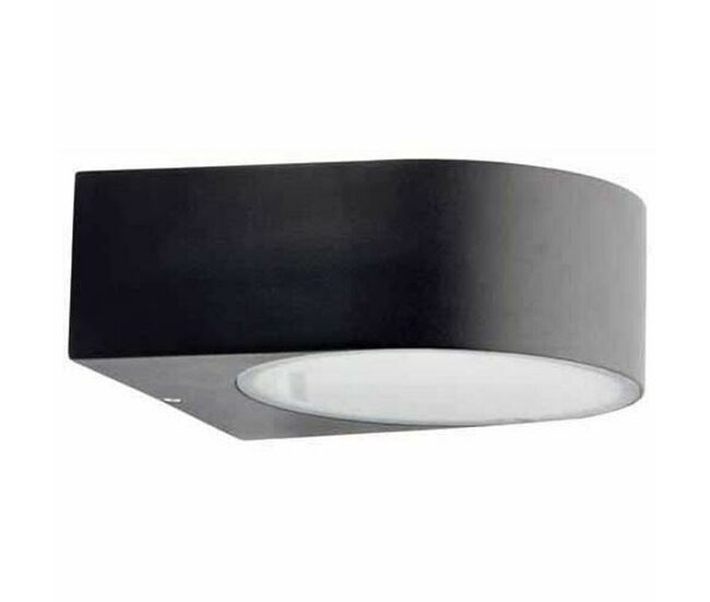 Aplique de pared brilliant tyler negro metal 60 w e27
