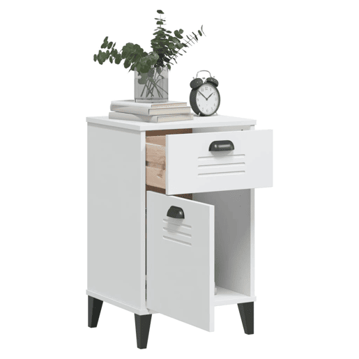 Mesa De Cabeceira - Mesinha De Cabeceira derivados de madeira branco
