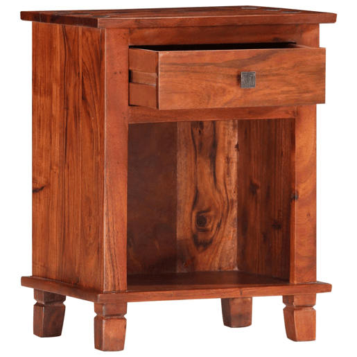 Mesa De Cabeceira - Mesinha De Cabeceira 40x30x50 cm madeira de acácia maciça Mesa De Cabeceira - Mesinha De Cabeceira 40x30x50 cm madeira de acácia maciça