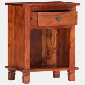 Mesa De Cabeceira - Mesinha De Cabeceira 40x30x50 cm madeira de acácia maciça