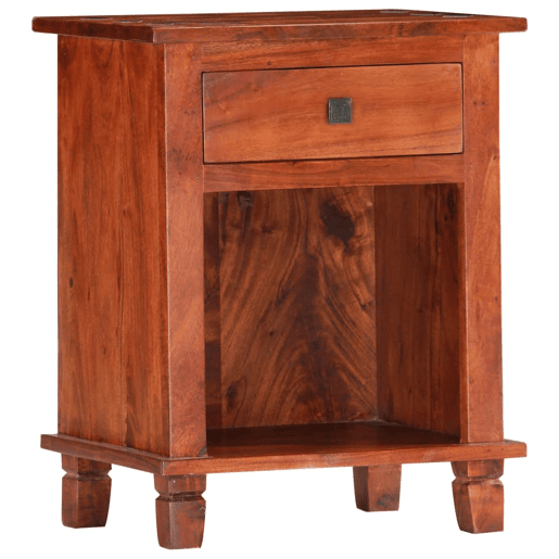 Mesa De Cabeceira - Mesinha De Cabeceira 40x30x50 cm madeira de acácia maciça Mesa De Cabeceira - Mesinha De Cabeceira 40x30x50 cm madeira de acácia maciça
