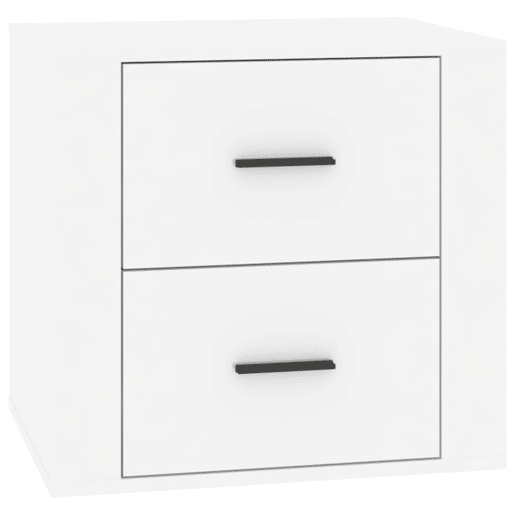 Mesa De Cabeceira - Mesinha De Cabeceira 50x39x47 cm branco brilhante
