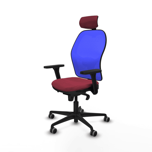 Cadeira de Escritório Piqueras y Crespo 3D036G2 Grená