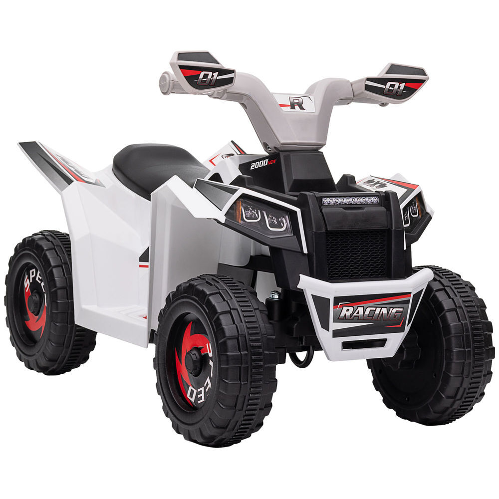Quad Eléctrico Infantil PP, Metal HOMCOM