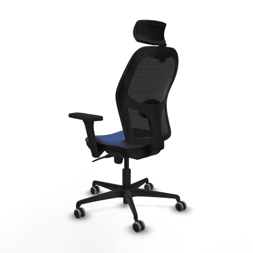 Cadeira de escritório com apoio para a cabeça Jorquera Piqueras y Crespo 3D036G2 Azul Marinho