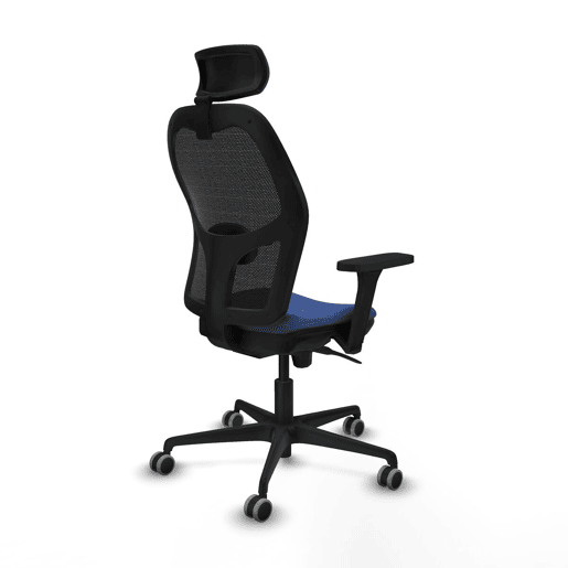 Cadeira de escritório com apoio para a cabeça Jorquera Piqueras y Crespo 3D036G2 Azul Marinho