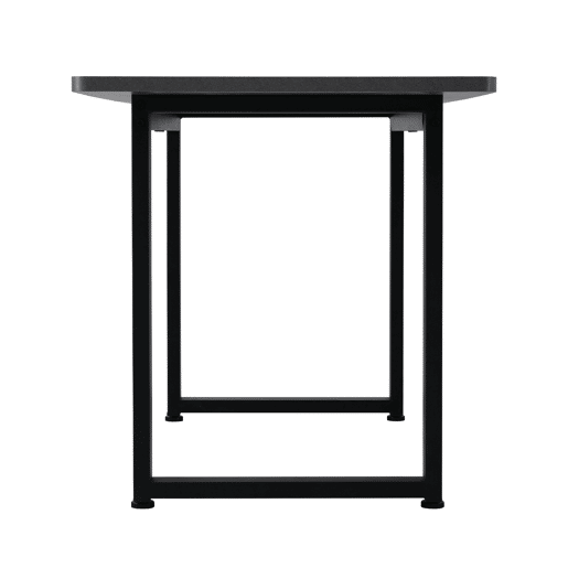 Mesa de jantar retangular - Estilo industrial, mesa de café, moderna, em ferro - Cinza