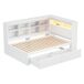 Camas individuales 116x222 Camas individuales 116x222 Blanco