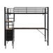 Cama alta para niños Cama alta para niños Negro