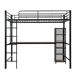 Cama alta para niños Cama alta para niños Negro