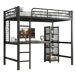 Cama alta para niños Cama alta para niños Negro