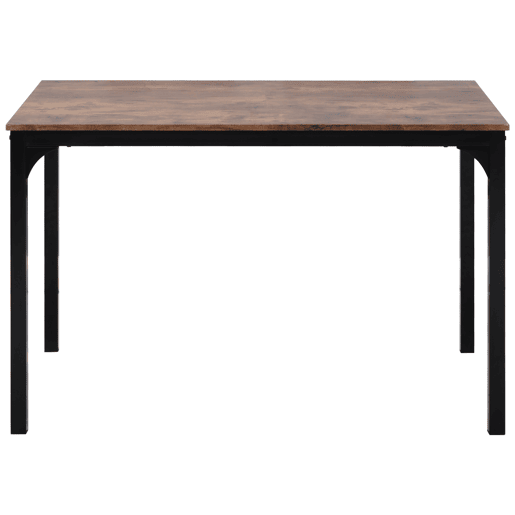 Conjunto de sala de jantar com 4 cadeiras - Mesa para varanda, sala de jantar e sala de estar - Vintage castanho