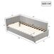 Camas individuales 97x197 Camas individuales 97x197 Gris