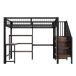 Cama alta para niños Cama alta para niños Negro