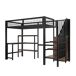 Cama alta para niños Cama alta para niños Negro