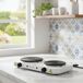 Cocina Eléctrica 1500W, 2 Placas Hierro Fundido, Cook2 Cocina Eléctrica 1500W, 2 Placas Hierro Fundido, Cook2 Blanco