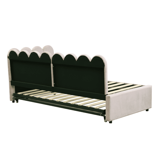 Sofá-cama 90180x200 cm - Multifuncional em L, design compacto, ideal para crianças ou convidados - Bege Sofá-cama 90180x200 cm - Multifuncional em L, design compacto, ideal para crianças ou convidados - Bege