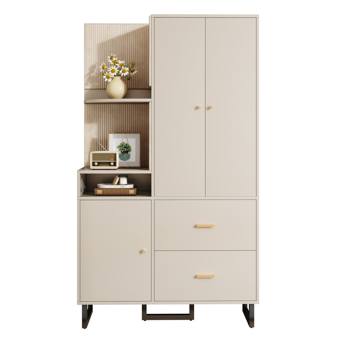 Mueble recibidor con armario 110