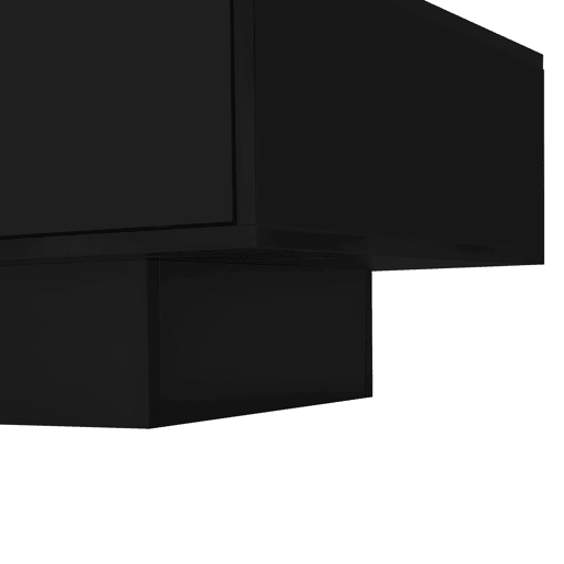 Mesa de centro moderna 115 x 55 x 34 cm - 2 gavetas, iluminação LED, capacidade para 30 kg - Preto Mesa de centro moderna 115 x 55 x 34 cm - 2 gavetas, iluminação LED, capacidade para 30 kg - Preto