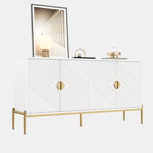 Aparador de mdf com 4 portas,branco