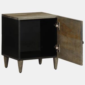 Mesa De Cabeceira - Mesinha De Cabeceira cinzento claro 40x33x46 cm