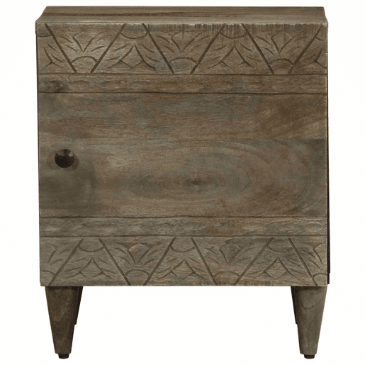 Mesa De Cabeceira - Mesinha De Cabeceira cinzento claro 40x33x46 cm