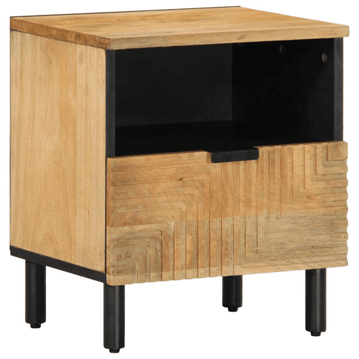 Mesa De Cabeceira - Mesinha De Cabeceira - Mesinha De Cabeceira castanho 40x33x46 cm manga madeira maciça
