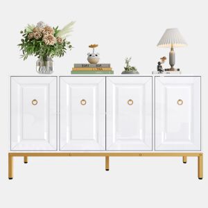 Aparador de mdf com 4 portas,branco